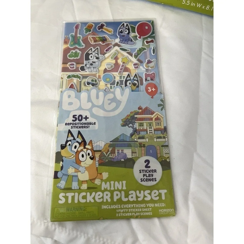 Bluey Neon Wall Art Sign w/ Sticker Adventure Set NEW‎